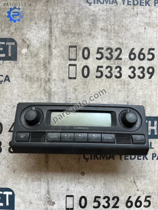 Çıkma skoda fabia roomster 5j0907044a klima kontrol paneli