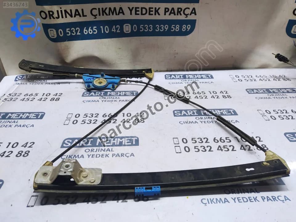 Çıkma audi a4 sağ ön cam krikosu k-611